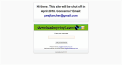 Desktop Screenshot of downloadmyvinyl.com